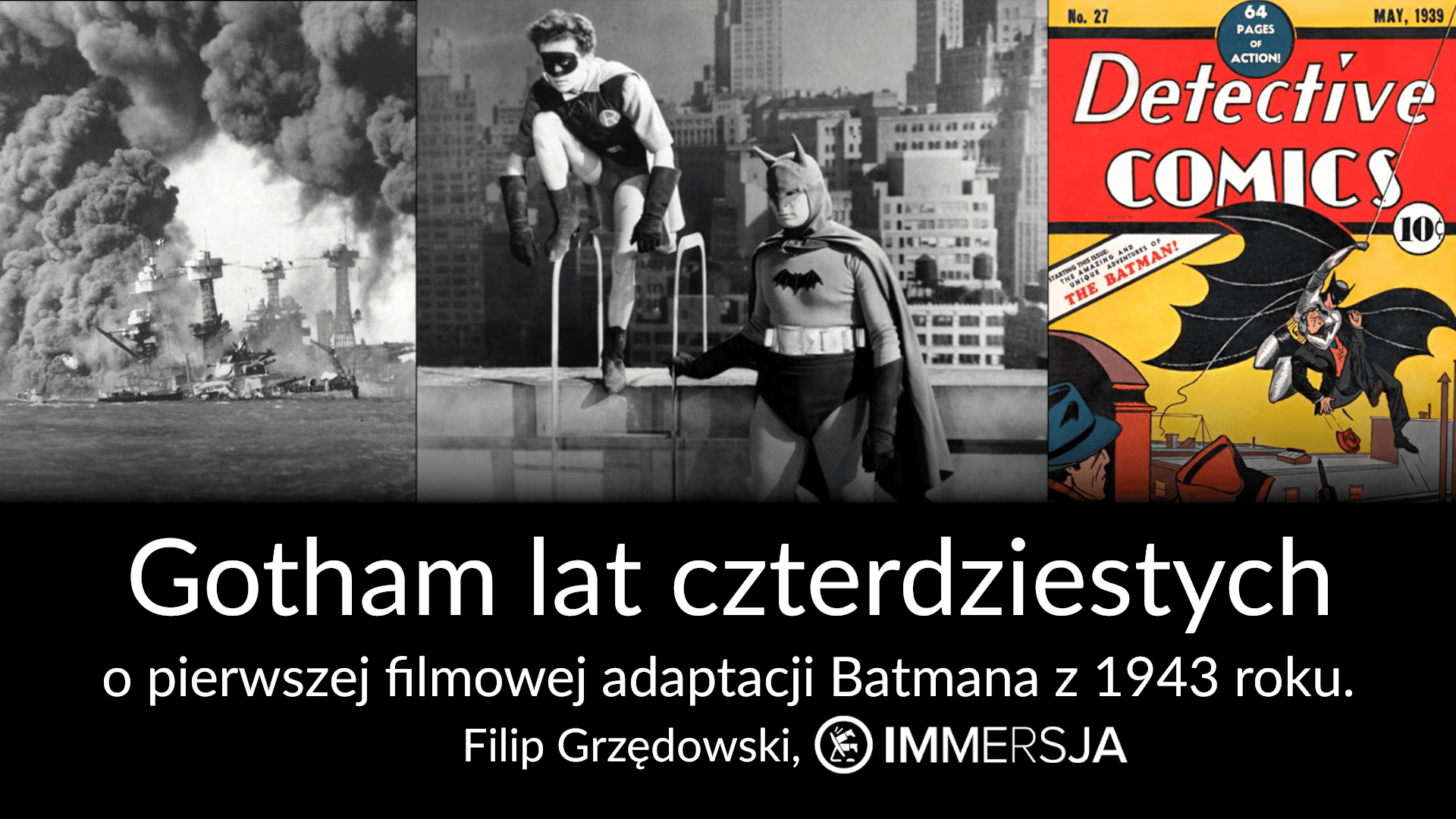 Gotham lat czterdziestych – nasza prelekcja na 34. Międzynarodowym Festiwalu Komiksu i Gier w Łodzi!
