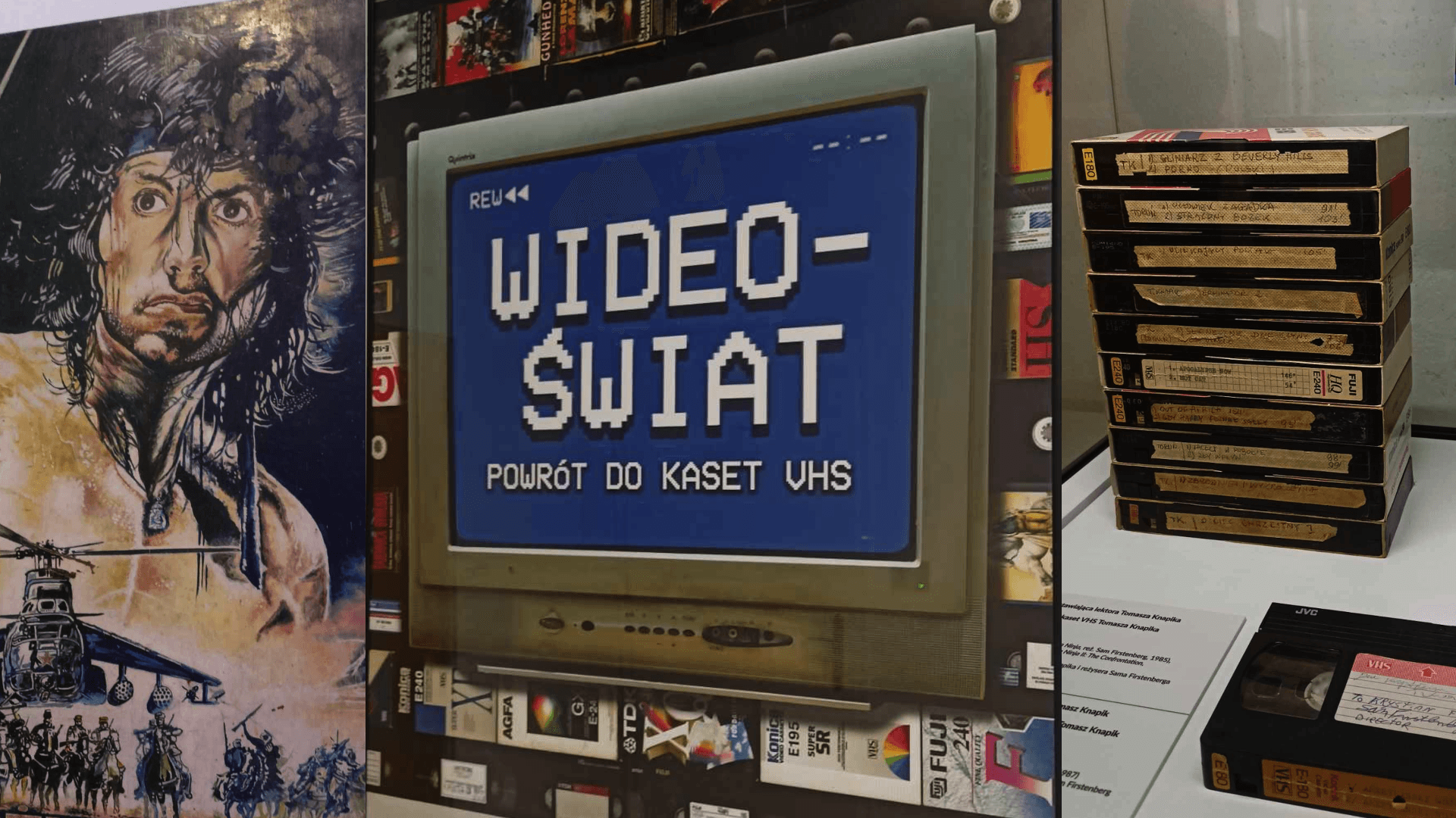 Najfajniejsza wystawa filmowa ostatnich lat – Otwarcie „Wideoświat. Powrót do kaset VHS” w Muzeum Kinematografii w Łodzi